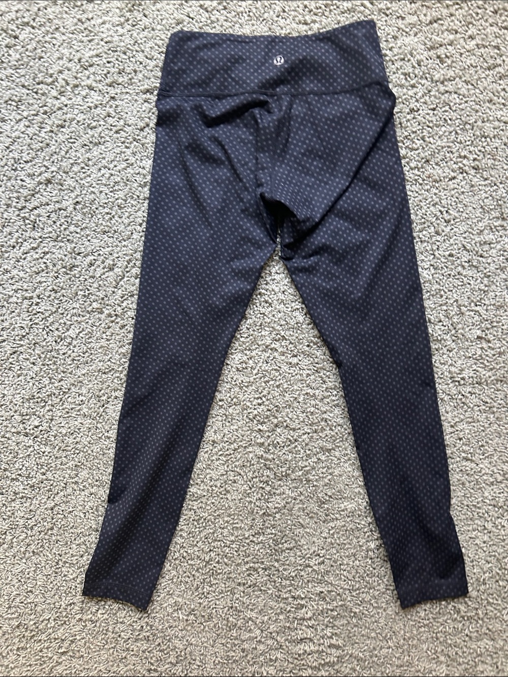 lululemon athletica black polka Dot Leggings